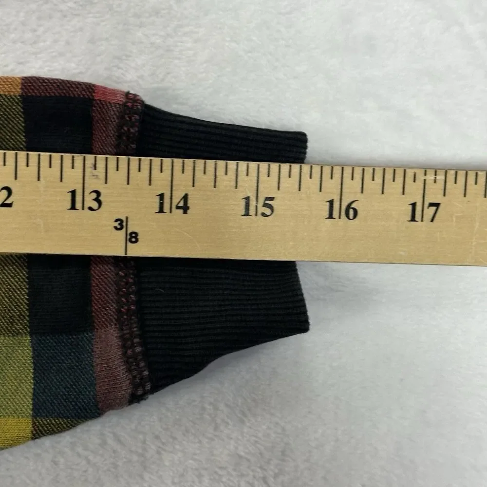 Hanna‎ Andersson Girls Plaid Sweatshirt Size 10 140cm Crewneck Pullover
